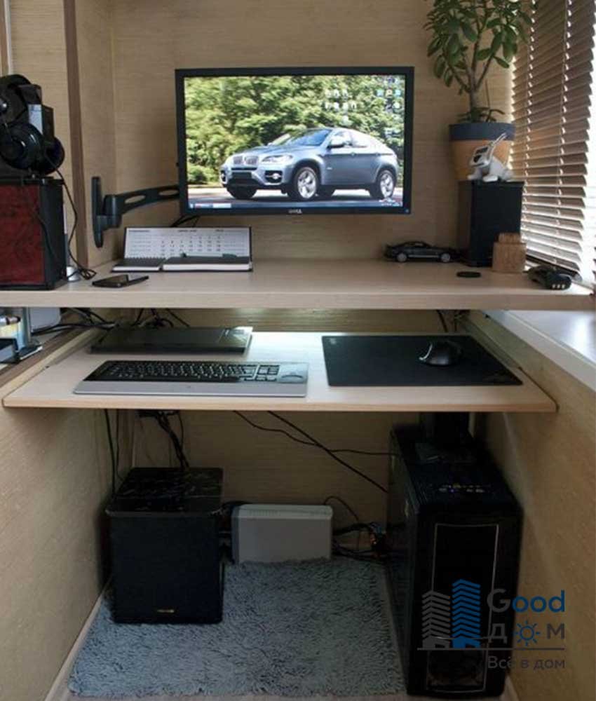 Компьютерные столы на балкон