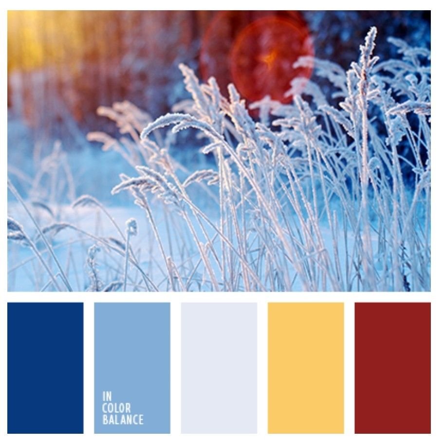 Колор баланс палитра голубой