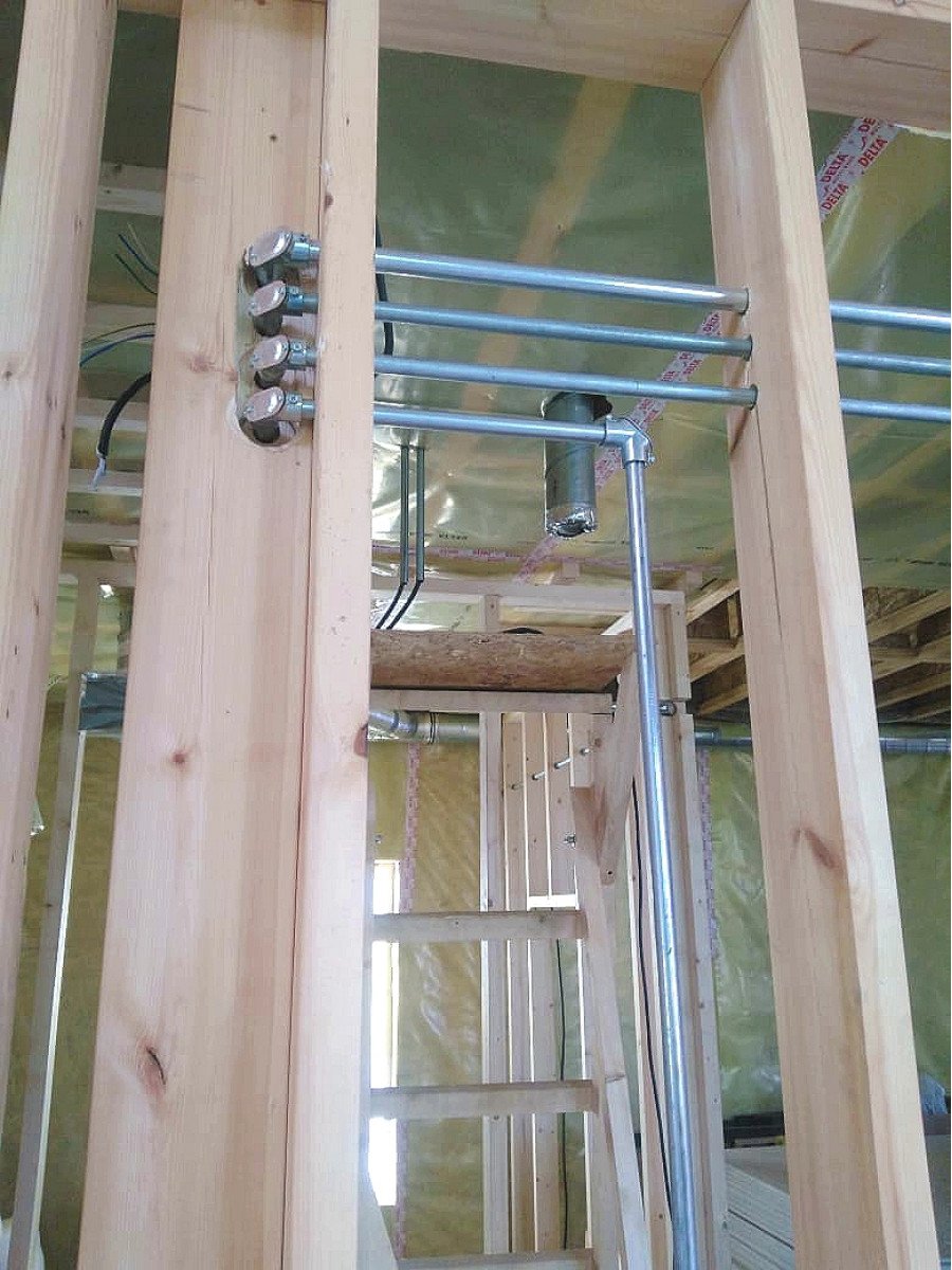 Закладные в каркасном доме