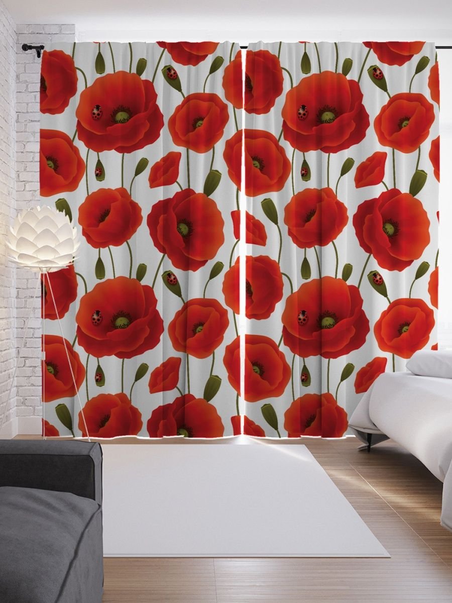 Красная тюль