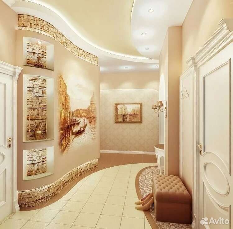 Шкаф прихожая "Неоклассика" цвет патина