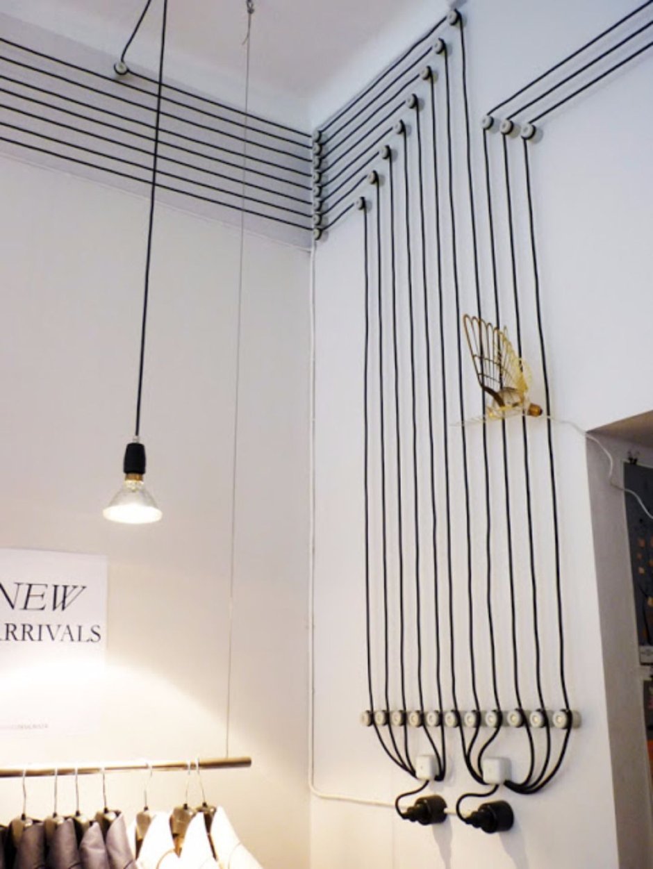 Геометрический декор стен