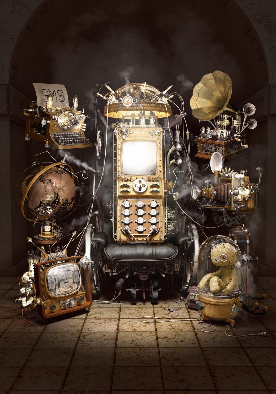 Ванная в стиле стимпанк