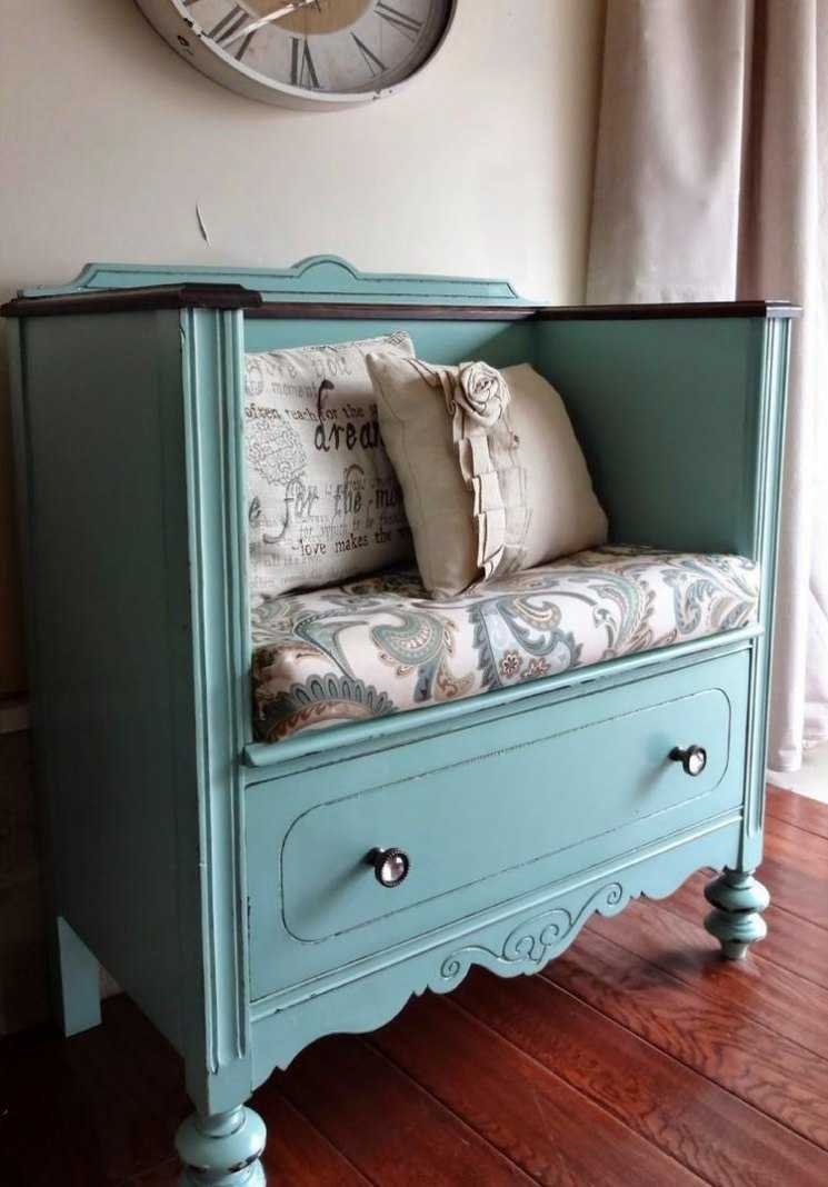 Декупаж комодика Винтаж