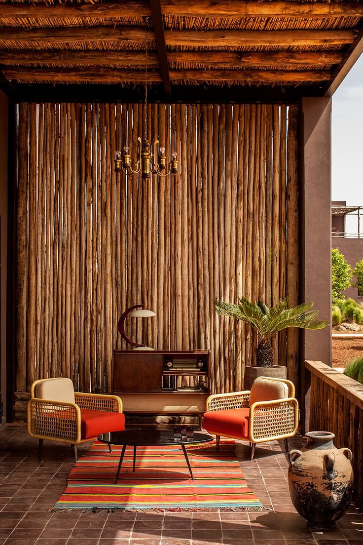 Ресторан интерьер бамбук