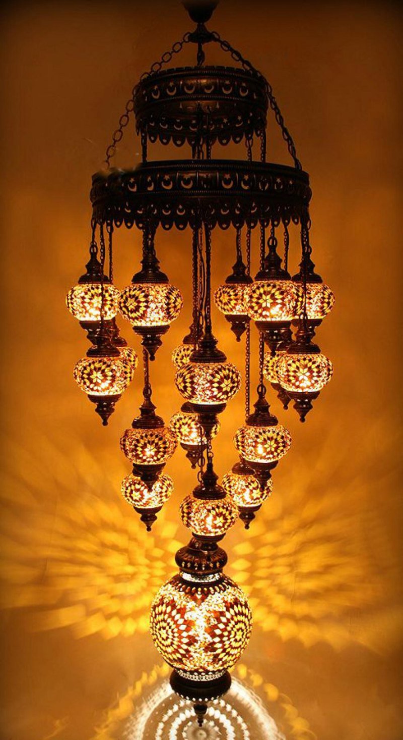 Большие люстры восточного стиля