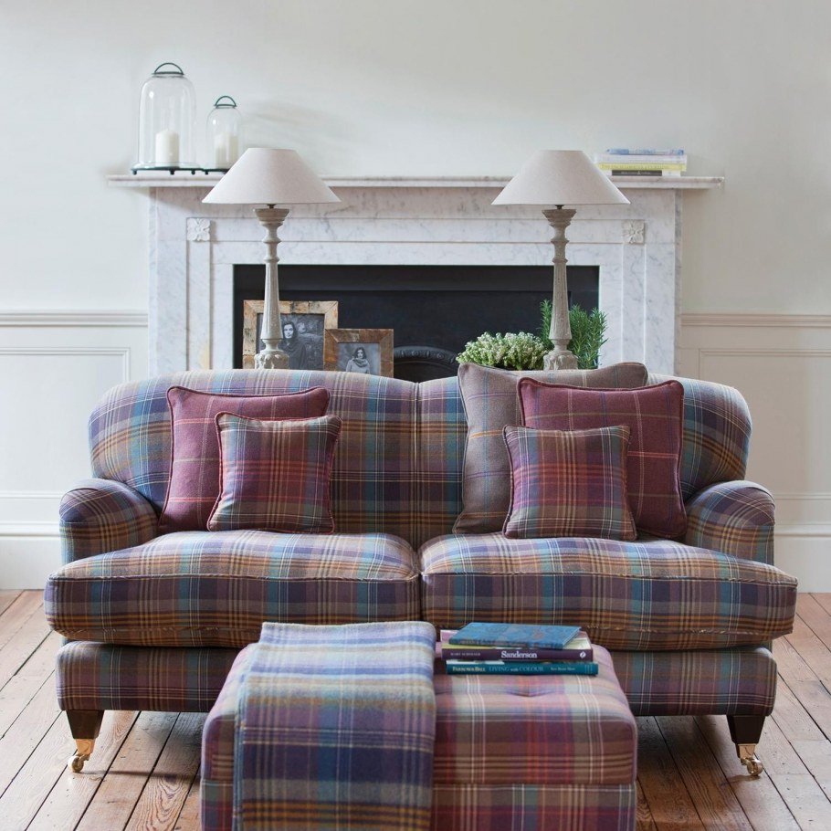 Шотландский тартан в интерьере