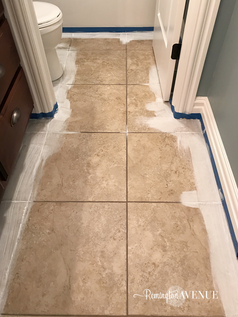 Перекраска пола в ванной