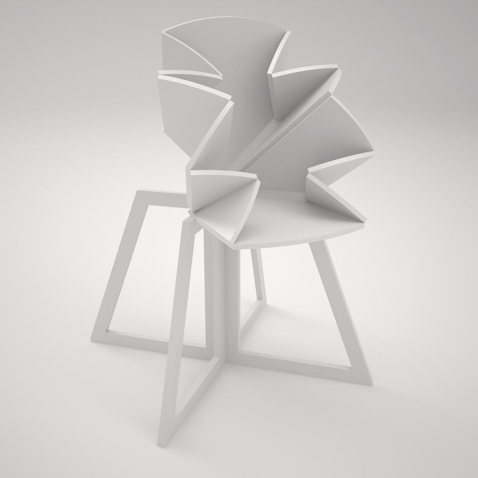 Стол круглый раскладной оригами