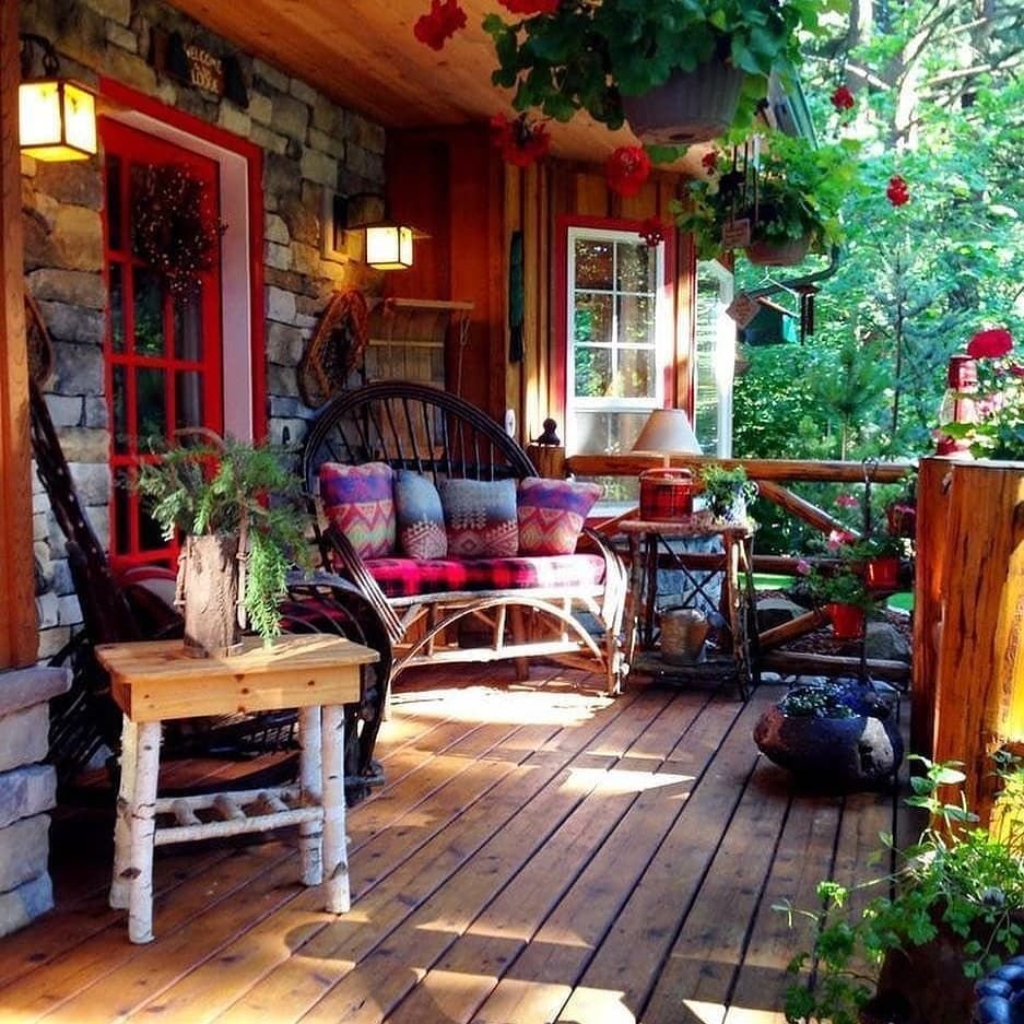 Декор интерьера дачи