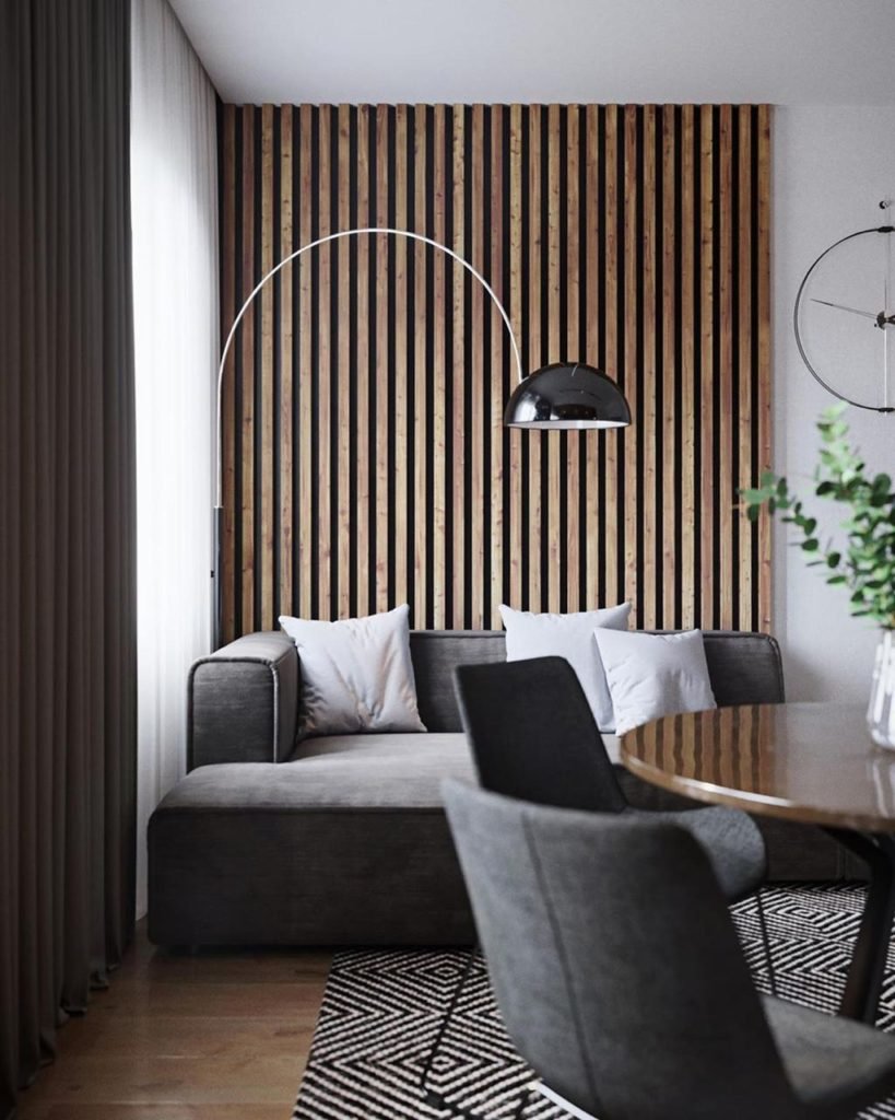 МДФ панель "вертикальные рейки" h2530