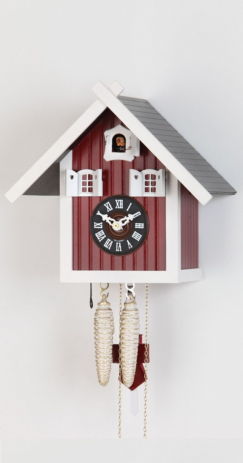 Часы с кукушкой картонные