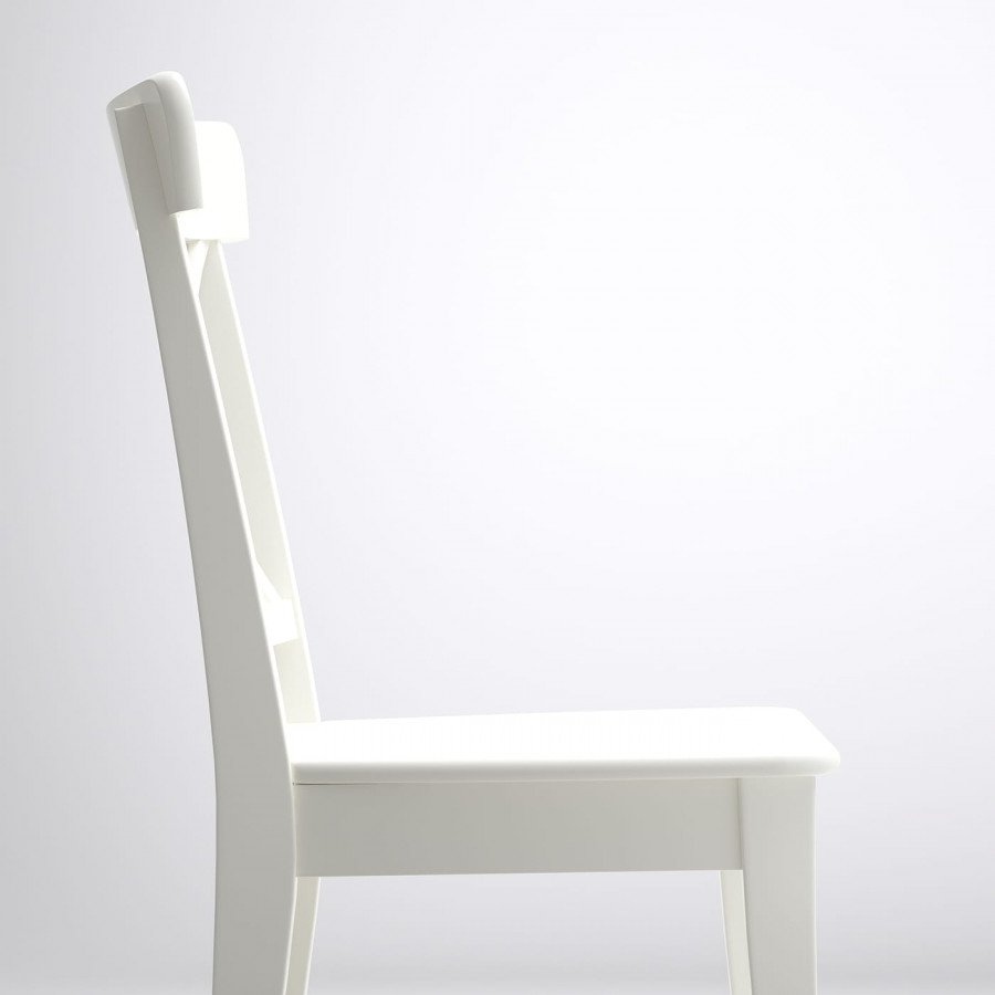 Lisette White Dining Chair cb2