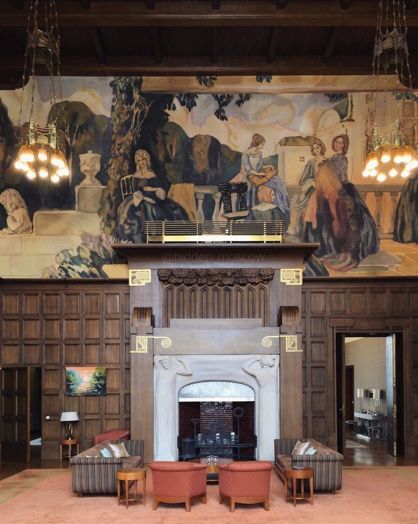 Шехтель особняк Дерожинской интерьер