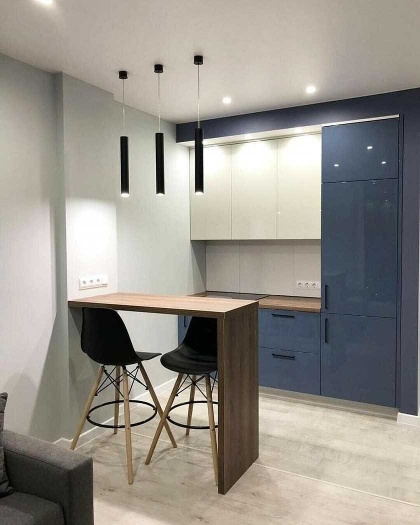 Черный барный стол