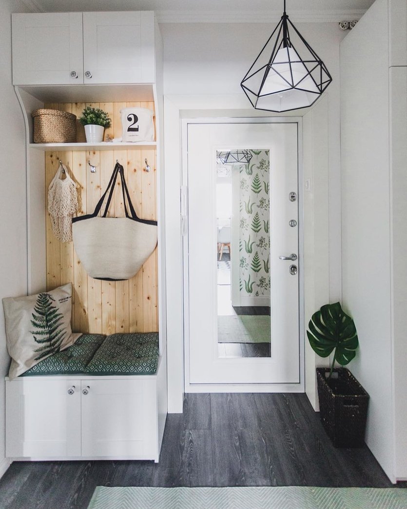 Сканди стиль прихожая в скандинавском
