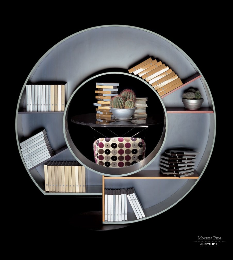 Книжный стеллаж в виде головы