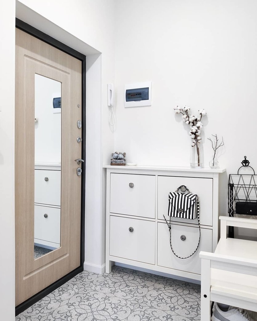 Сканди интерьер прихожей