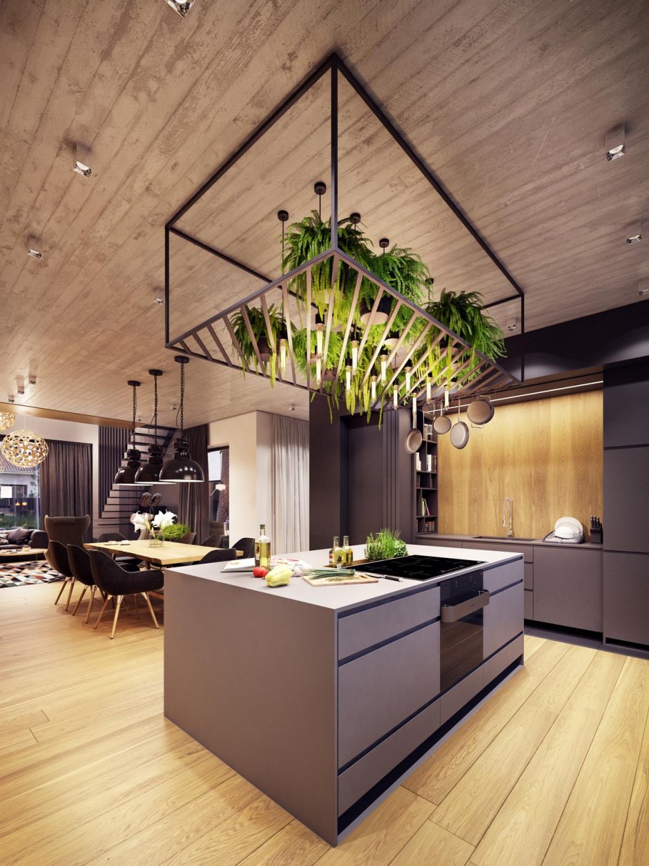 Гаременная кухня в доме