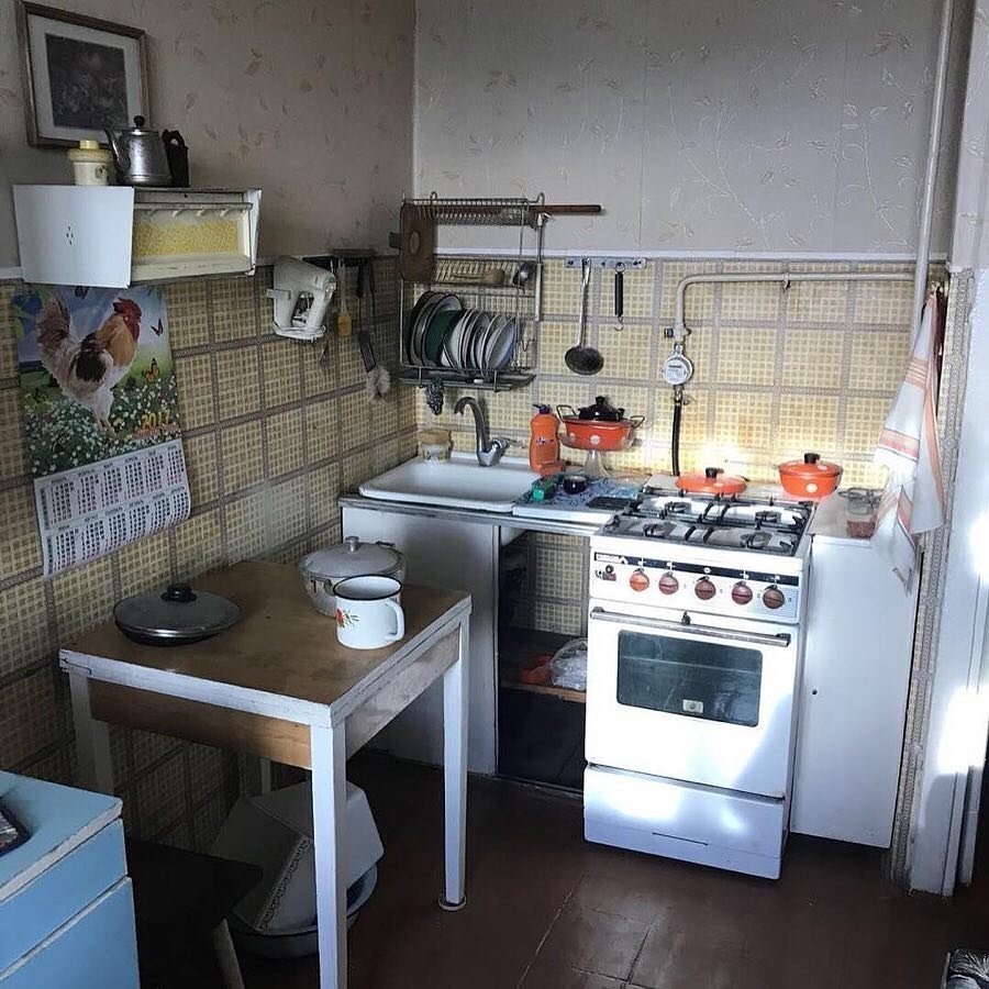 Кухня в старой квартире