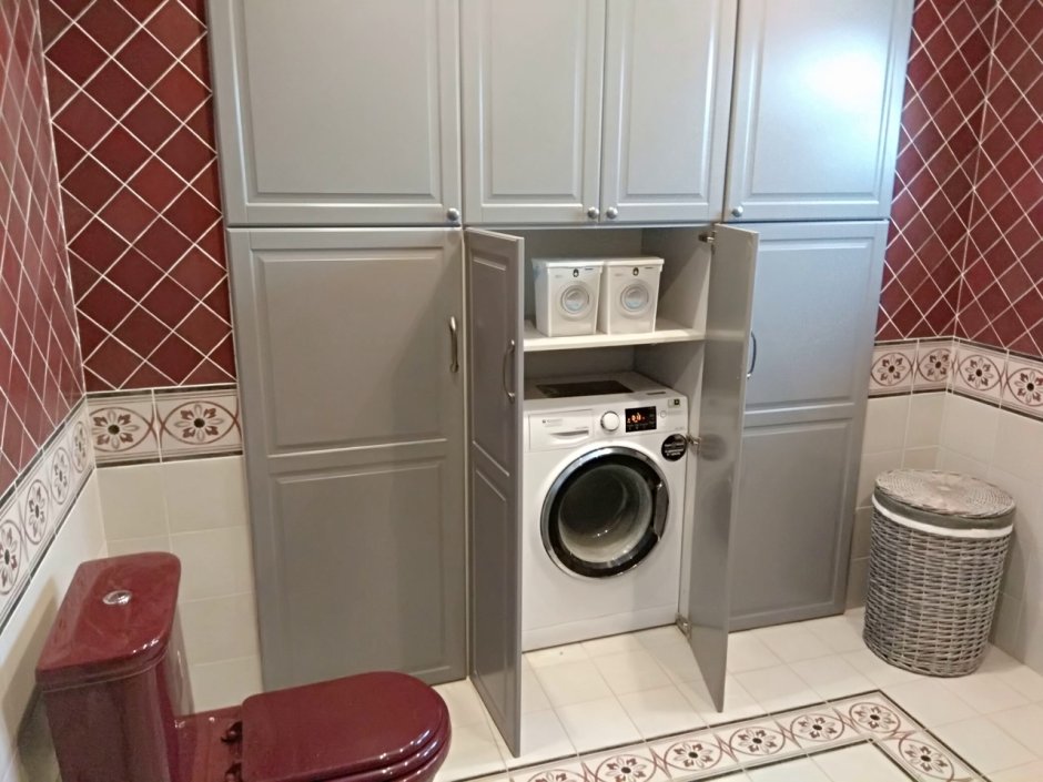 Стиральная машина встроенная в шкаф