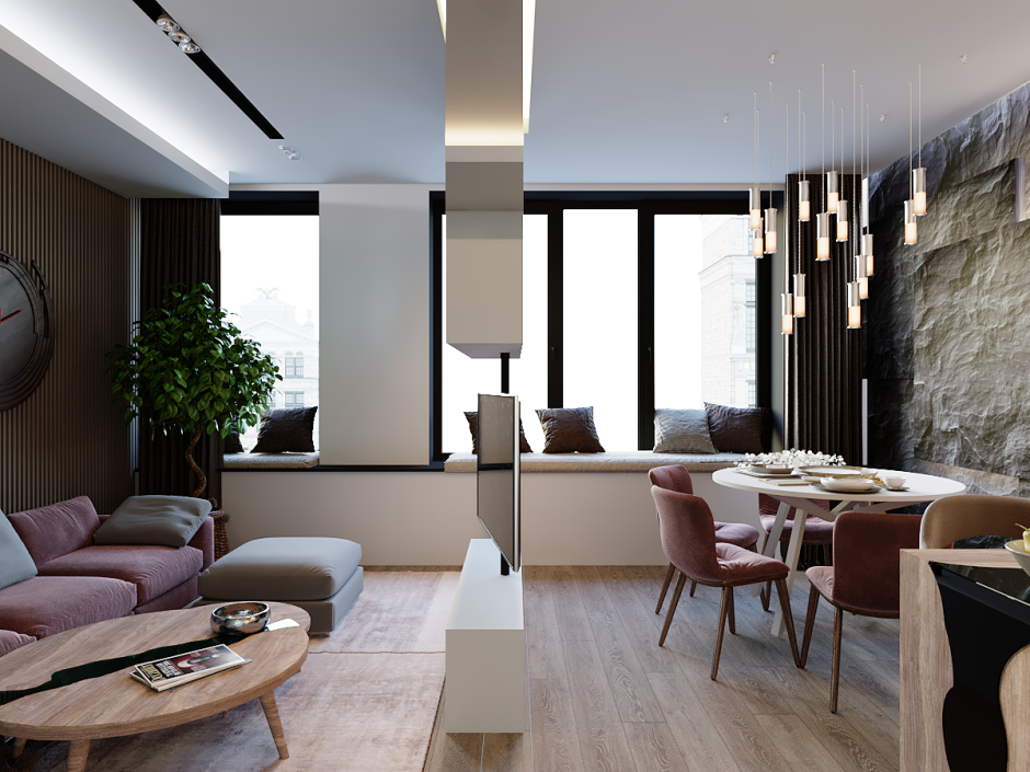 Бодрящий интерьер