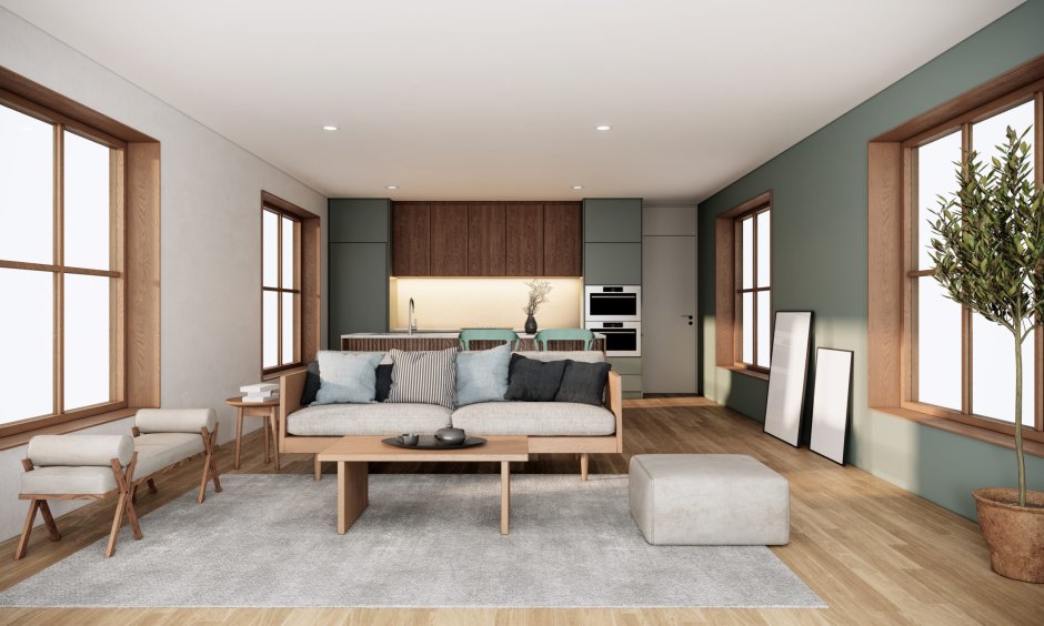 Стиль Джапанди в интерьере текстиль