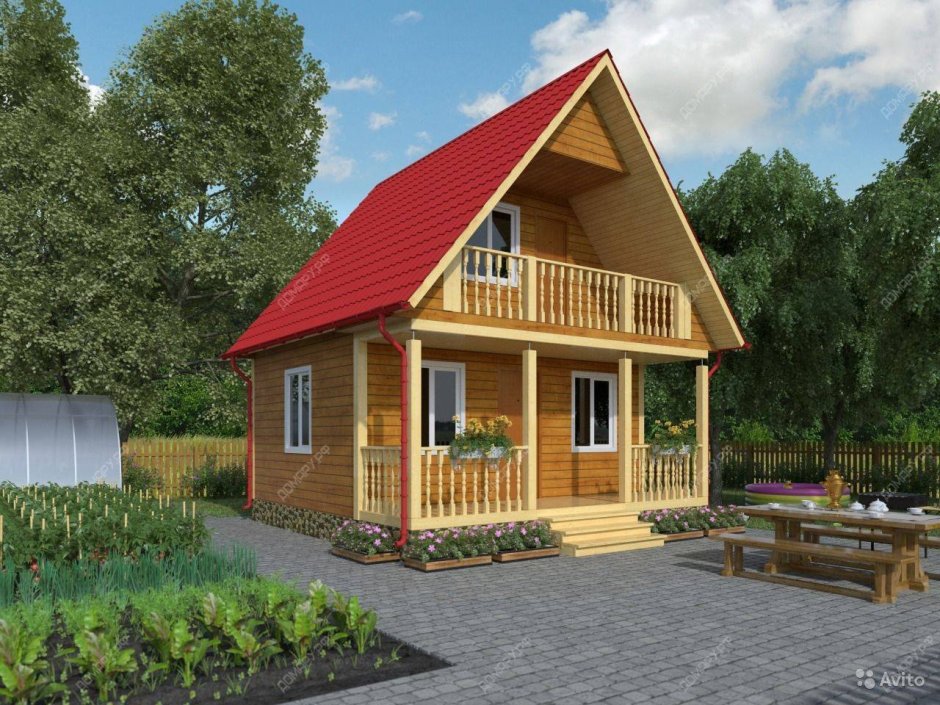 Красивые дачные домики