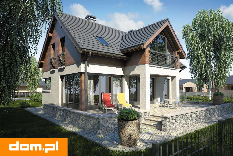 Мансардная крыша на даче