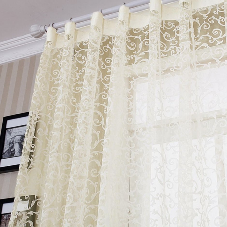 Тюль плиссе в интерьере