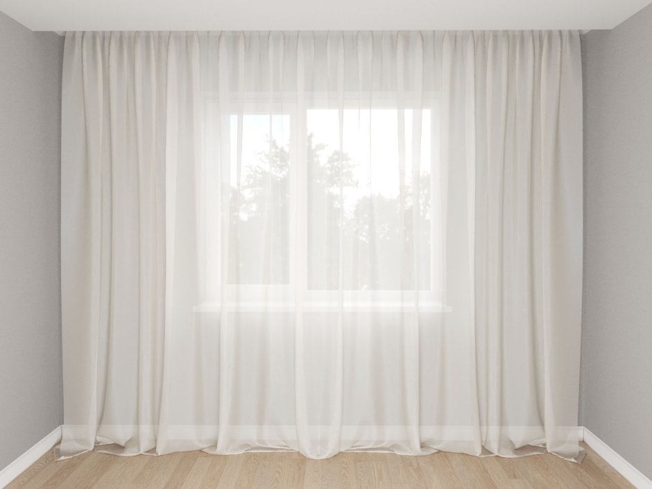 Шторы из вуали