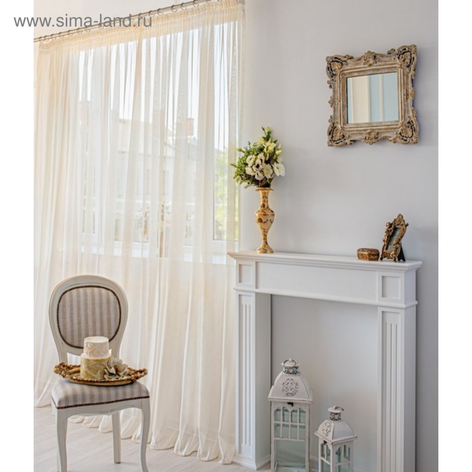 Микросетка с вышивкой высота 290 см