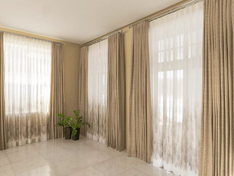 Тюль РЕАЛТЕКС шампань