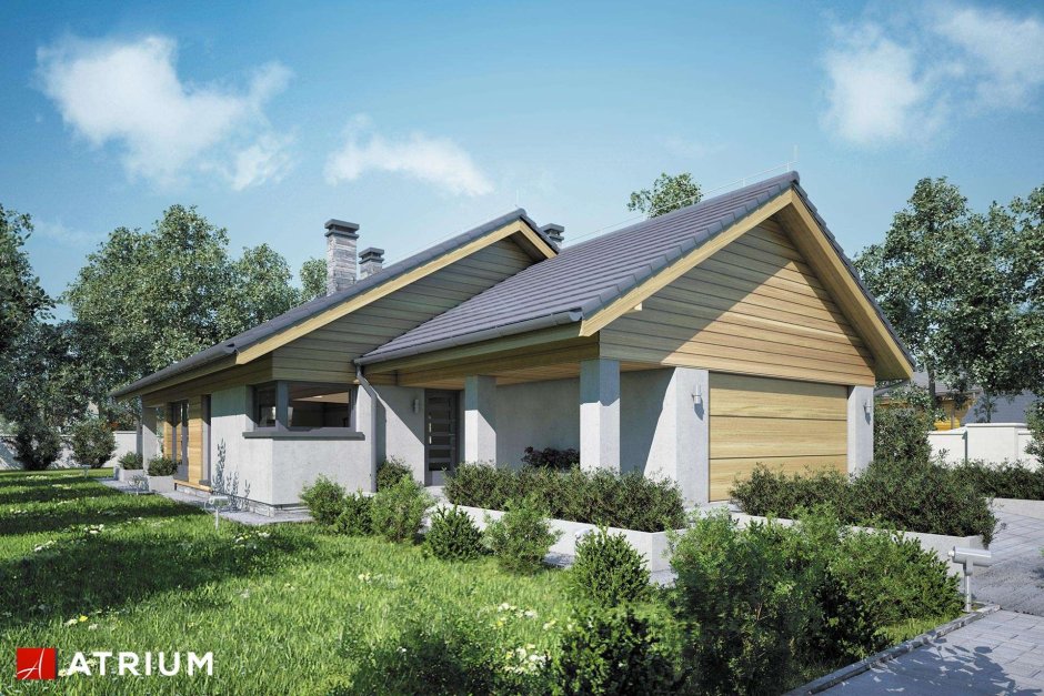 Дома с двухуровневой крышей