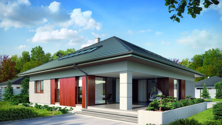 Частный дом одноэтажный