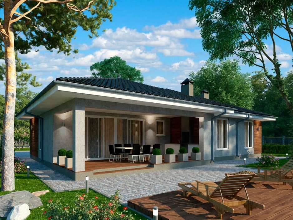 Финский дом Контио одноэтажный