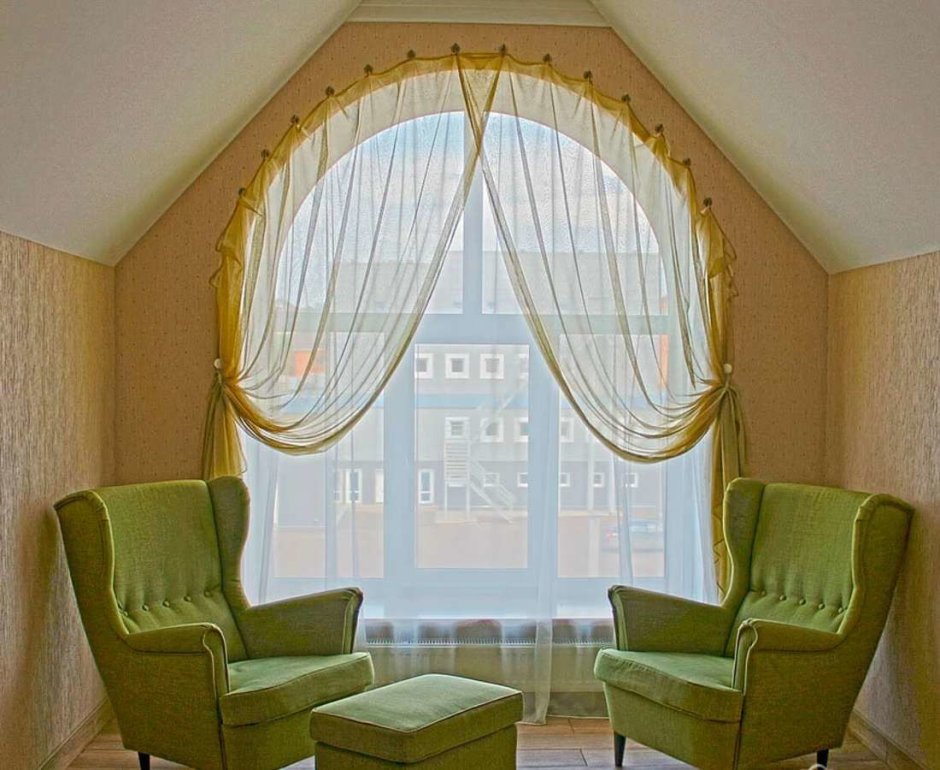 Шторы для арочных оконон