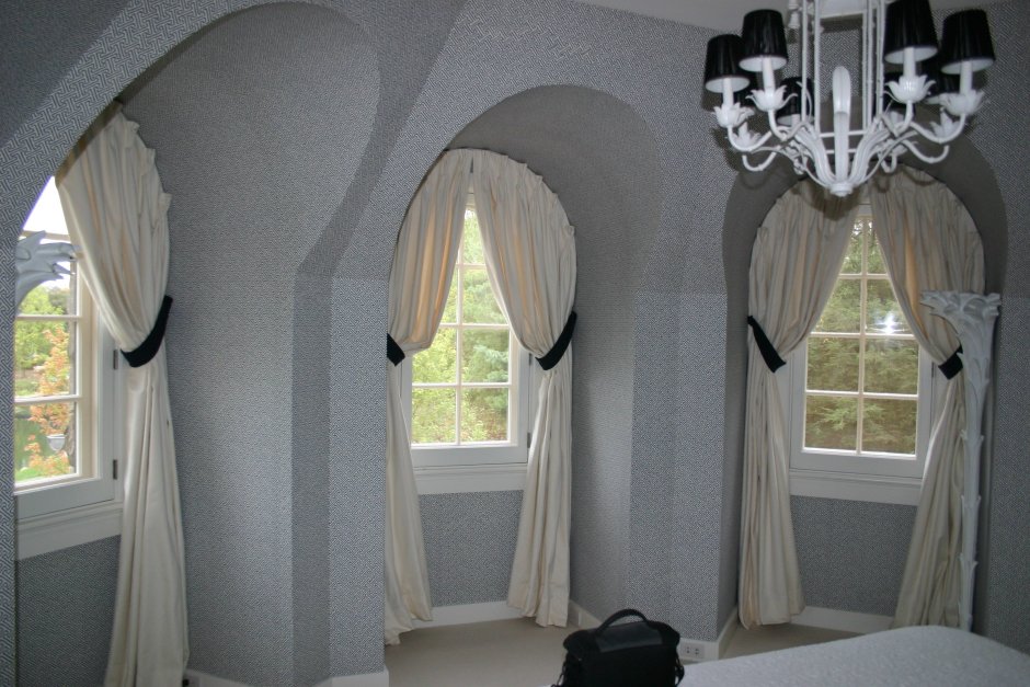Шторы на арочные окна