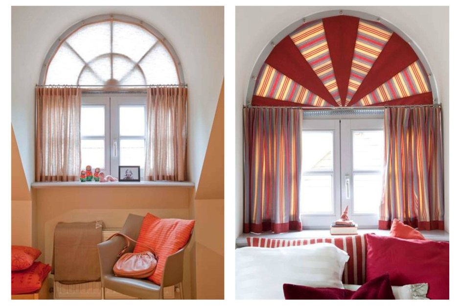 Шторы на квадратное окно на дачу