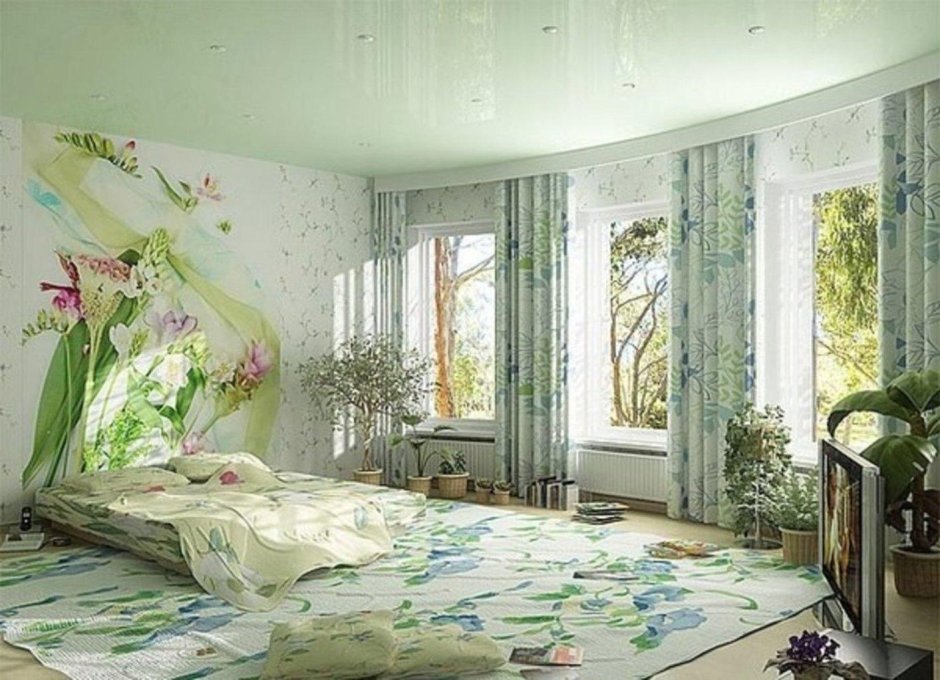 Обои для спальни