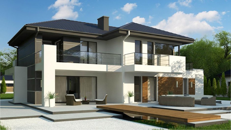 Z500 проекты двухэтажных домов с гаражом