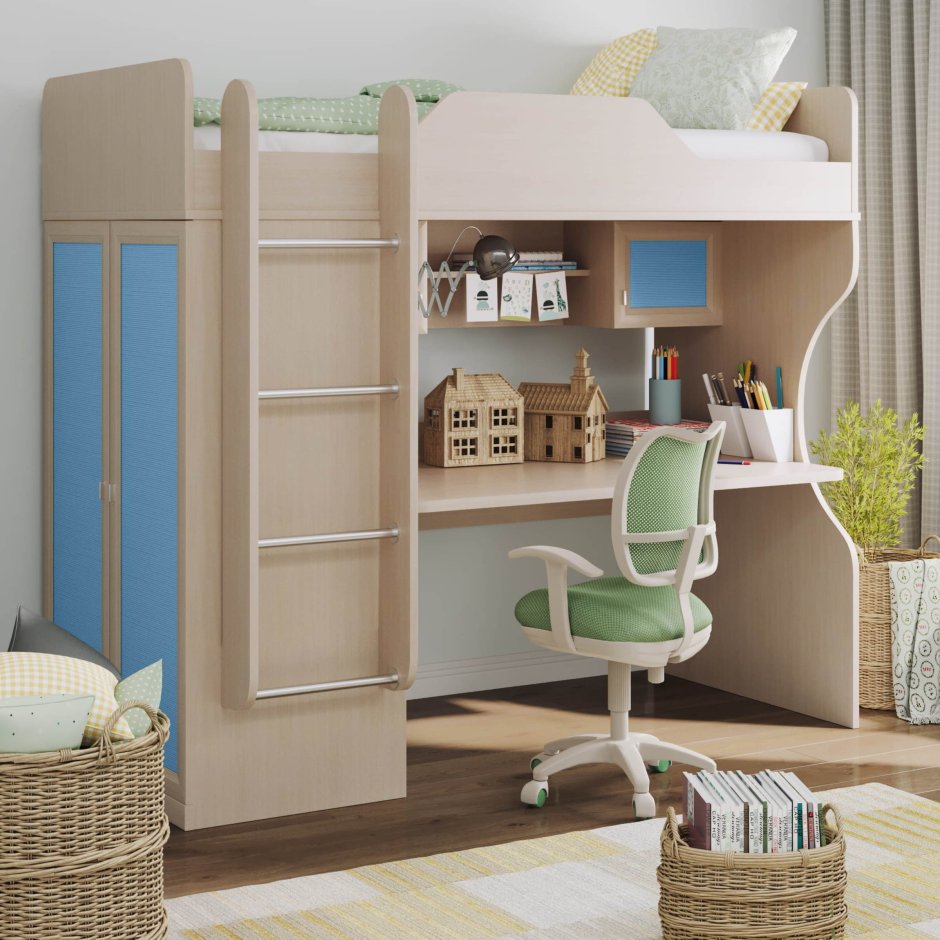 Кровать Герда лазурит