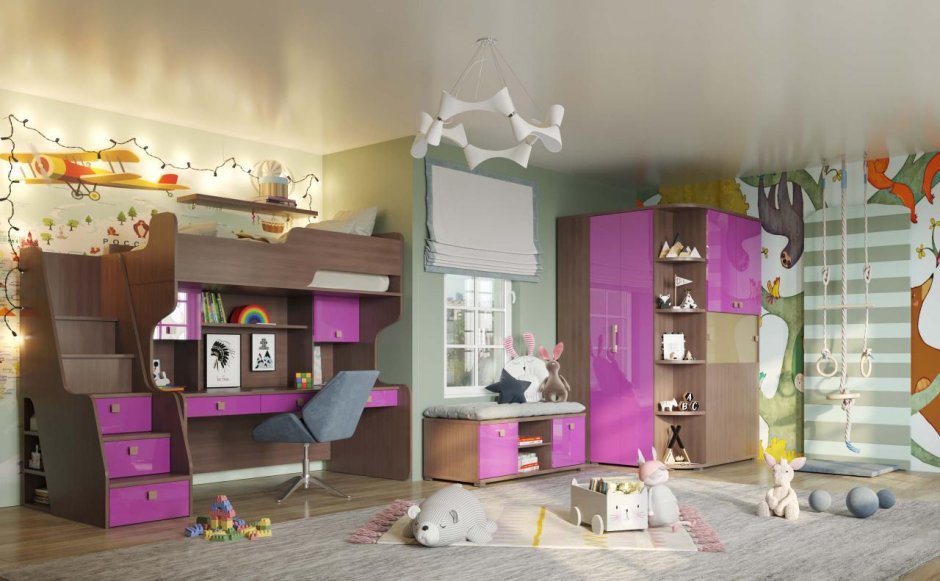 Кровать чердак Сканд Корсар