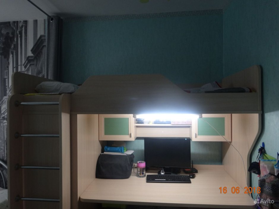 Кровать Тиана лазурит