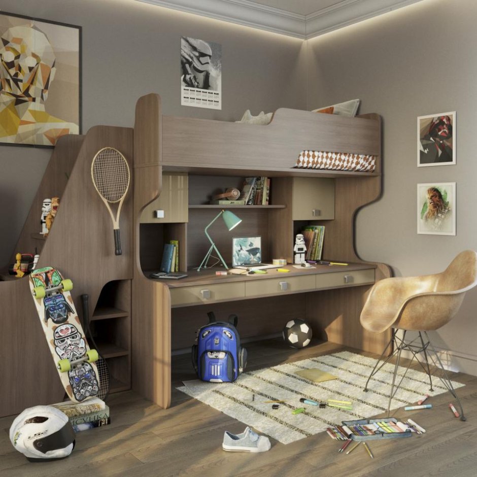 Кровать Тиана лазурит