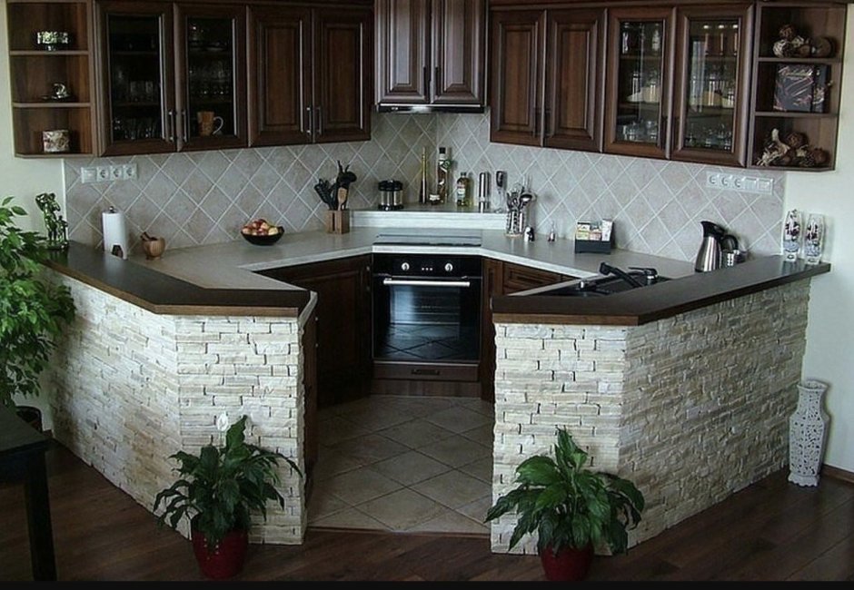 Летняя кухня с барбекю