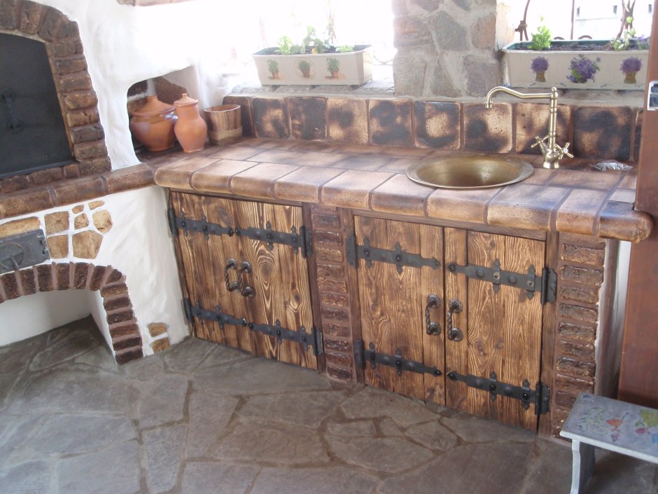 Столешница из плитки