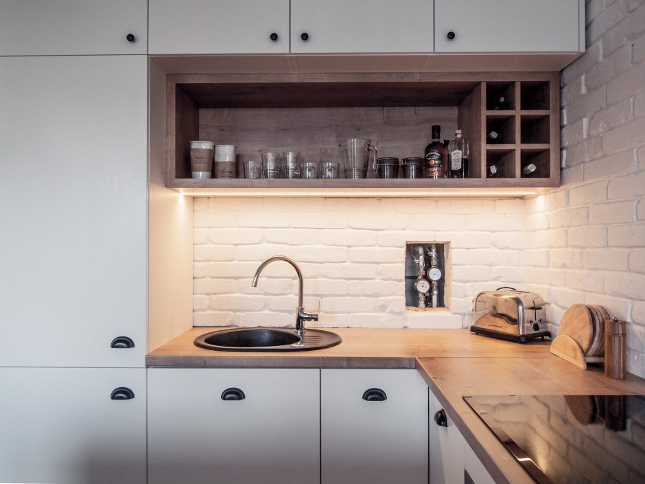 Барная стойка с керамической плиткой