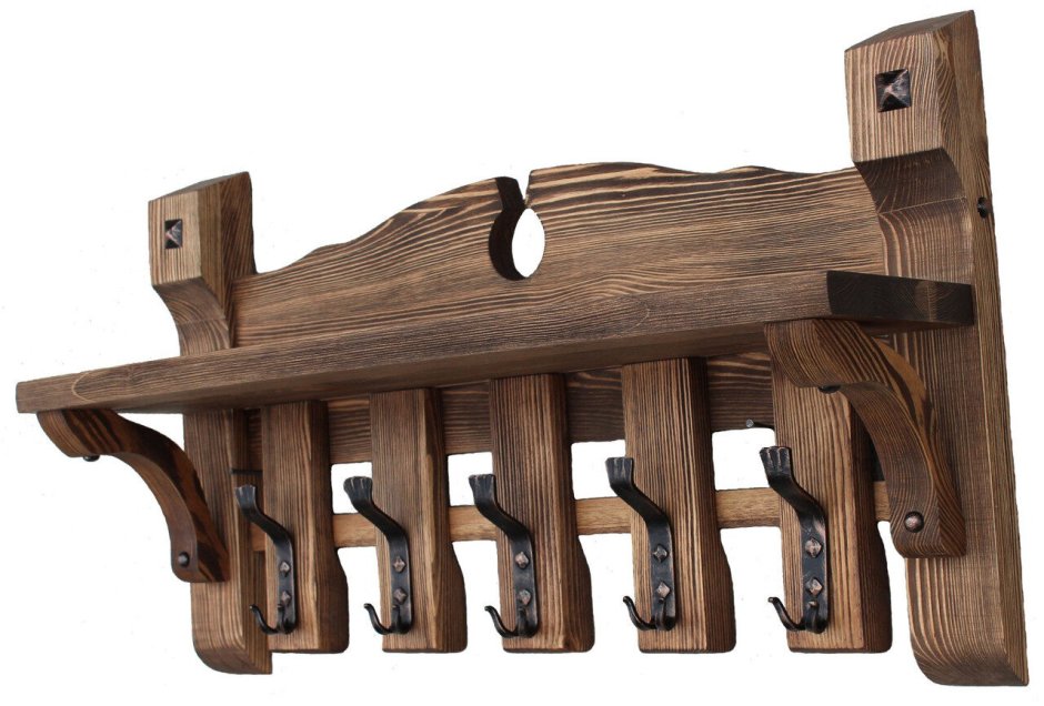 Вешалка из дерева