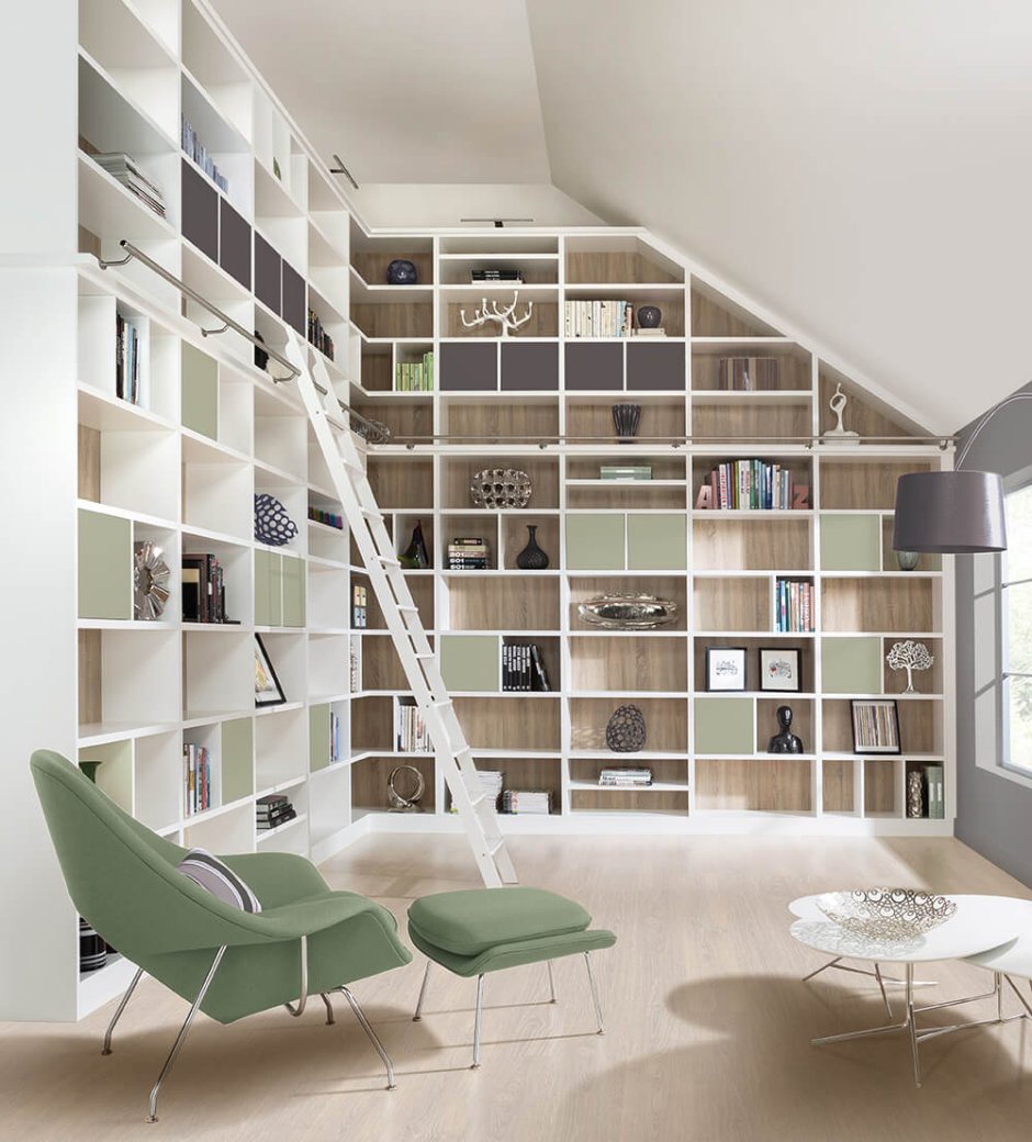 Home Library Contemporary